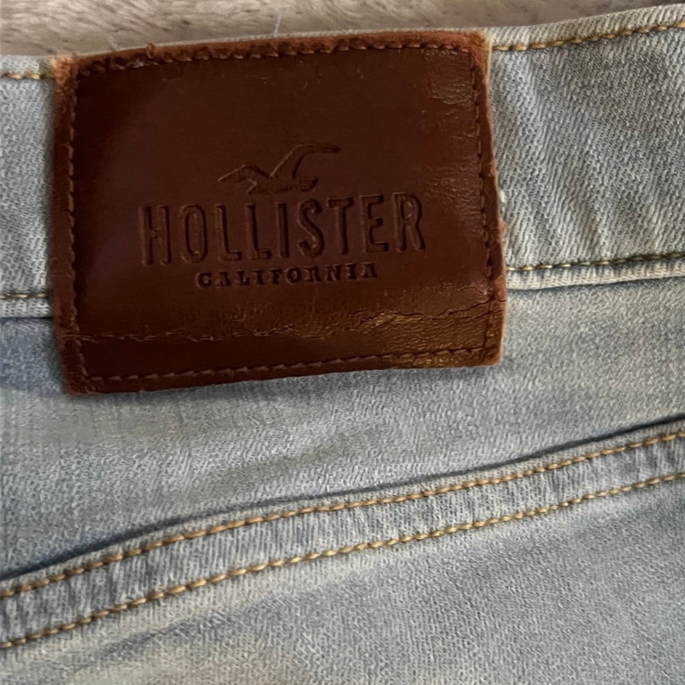 Hollister Blue Distressed Skinny Jeans Men’s Size 30x30 - Picture 6 of 6